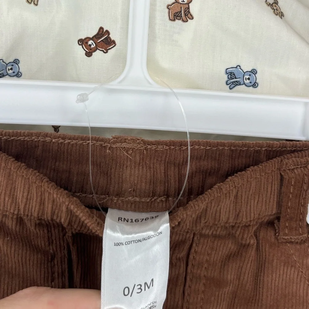NWT Little Lad 100% Cotton Baby Boy Outfit with Bow Tie